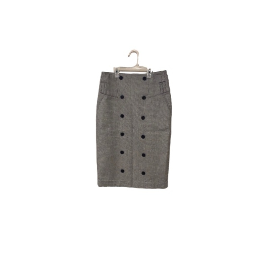 Ben Sherman Black and White Houndstooth Pencil Skirt - Women’s Size Small